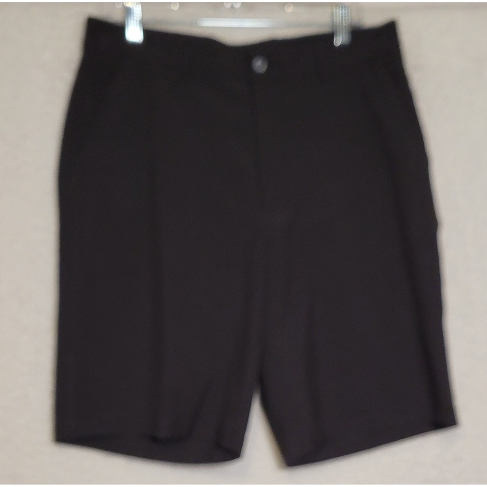 Tommy Armour Mens Golf Shorts Size 34‎ Black Pleated Polyester Spandex 1188